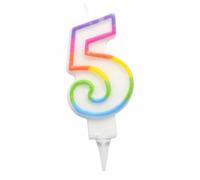 Paris Prix Bougie d'Anniversaire Chiffre 5