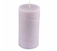 Bougie Déco Pilier Rustique 13cm Lin