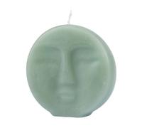 Paris prix Bougie Déco Visage Arty 9cm - Vert