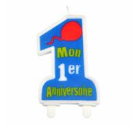 Paris Prix Bougie Mon Premier Anniversaire Bleu