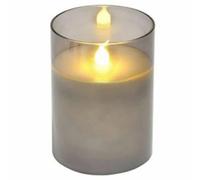 Paris Prix Bougie Ronde LED Gris