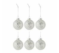 Paris Prix Boules de Noël - 8 cm Argent