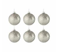 Paris Prix Boules de Noël Brillant - Argent