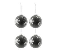 Paris prix Boules de Noël en verre - Noir