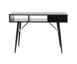 Paris prix Bureau design avec tiroir - Noir