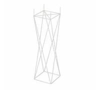 Paris Prix Cache-pot en métal Support Croix 55 cm Blanc