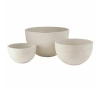 Paris Prix Cache-Pots Céramique Roda 59 cm Blanc 3 Pièces