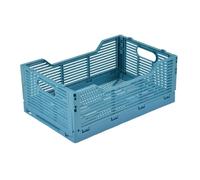 Paris prix Cagette de rangement pliable - Bleu minéral