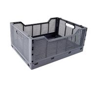 Paris prix Cagette de rangement pliable - Gris