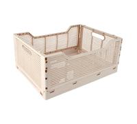 Paris prix Cagette de rangement pliable - Naturel