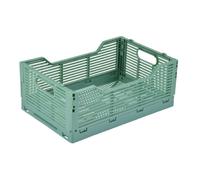 Paris prix cagette de rangement pliable - Vert sauge