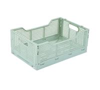 Paris prix Cagette de rangement pliante - Vert d'eau