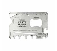 Paris Prix Carte de survie multifonctions argent