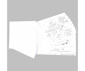 Paris Prix Cartes de Noël à Colorier - Blanc - 14 cm