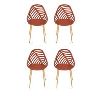 Paris prix chaises de jardin x4 - Terracotta