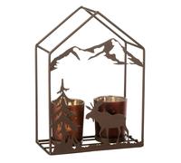 Paris prix Chalet - 16 x 8,5 x 22 cm - Marron