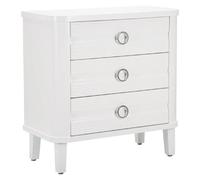 Paris prix Commode 3 tiroirs bois - Blanc