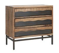 Paris prix Commode 3 tiroirs bois - Marron