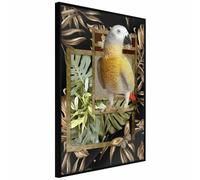 Paris prix Composition With Gold Parrot - 21 cm