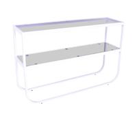 Paris prix Console en verre - Blanc
