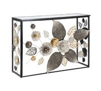 Paris Prix Console Flora 111 cm Métal Multicolore Sombre Glamour