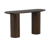 Paris prix Console ovale Bianca - Marron