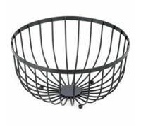 Corbeille à Fruits Design Filaire 24cm Noir Noir G