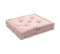 Paris Prix Coussin de Sol Uni Panama 50x50cm Vieux Rose