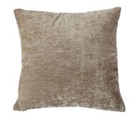 Paris Prix Coussin Déco en Velours Velvet 40x40cm Naturel