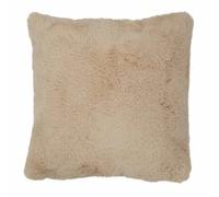 Coussin Imitation Fourrure "Cutie" 45x45cm Beige Beige G