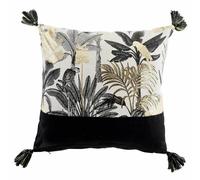 Paris Prix Coussin Imprimé Karaba - Noir
