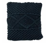 Paris prix Coussin Macramé - 45 x 45 cm - Bleu
