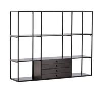 Paris prix Étagère design Amaraillo - Noir