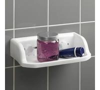 Paris prix Étagère ventouse salle de bain - Blanc