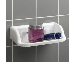 Paris prix Étagère ventouse salle de bain - Blanc
