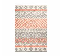 Paris Prix Tapis 3D Éthnie Gris Orange - 120x170 cm