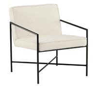 Paris prix Fauteuil bouclette Rakel - Ivoire