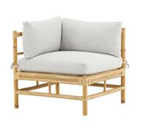Paris prix Fauteuil d'angle de jardin en osier - Naturel