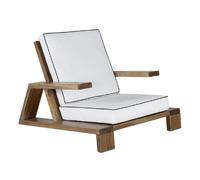 Paris prix Fauteuil de jardin en bois - Marron