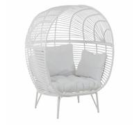 Paris prix fauteuil de jardin ovale - Blanc