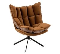 Paris prix Fauteuil design avec coussin - Marron