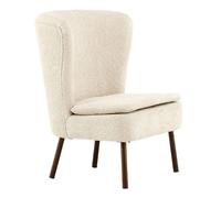 Paris prix Fauteuil design bouclette - Beige