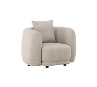 Paris prix Fauteuil design bouclette - Beige