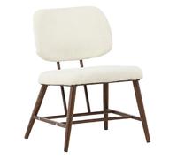 Paris prix Fauteuil design bouclette - Blanc