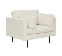 Paris prix Fauteuil design bouclette Boom - Blanc