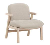 Paris prix Fauteuil design en bois - Beige