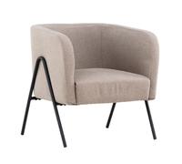 Paris prix Fauteuil design tissu - Beige