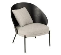 Paris prix Fauteuil lounge design Lone - Noir