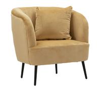 Paris prix Fauteuil Soffy fourrure - Marron
