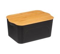 Paris Prix FIVE Simply Smart - Boîte de rangement Bambou 6,5L Noir